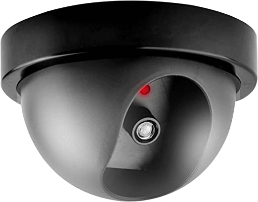 Security CCTV Dome Camera with Flashing Red Led Light